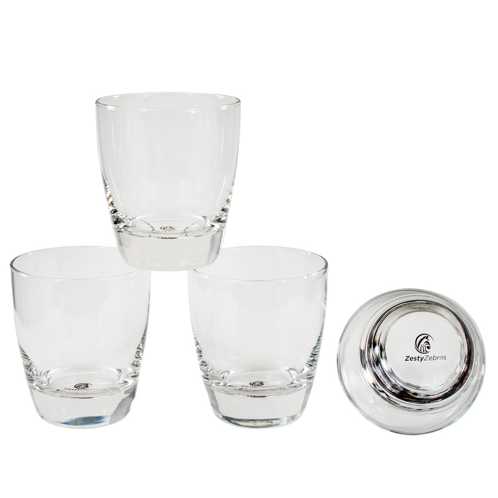 Whiskey Glasses Set of 4 Crystal Cups Rocks Cocktail Drinking Tumblers  Fashioned